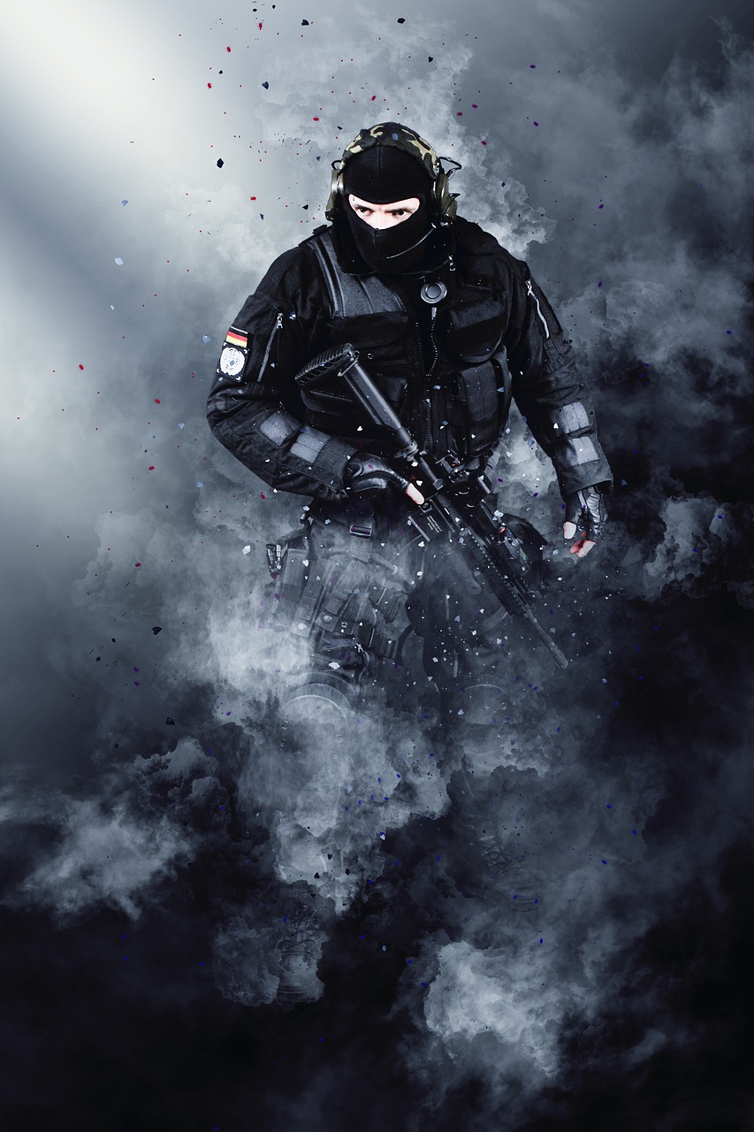 army, warrior, photoshop